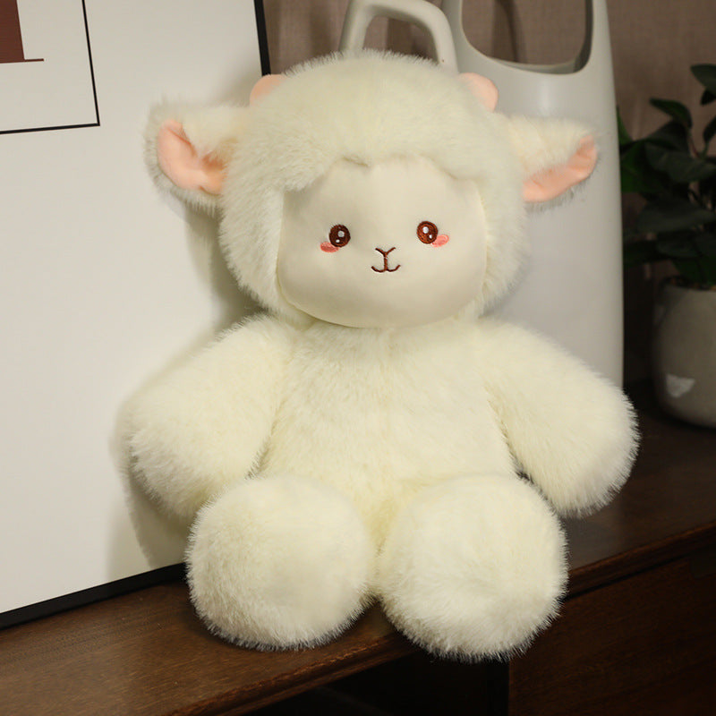 Ultra-Soft Plush Animal Toy Set – Cute Elephant, Lamb & Bear Stuffed Dolls